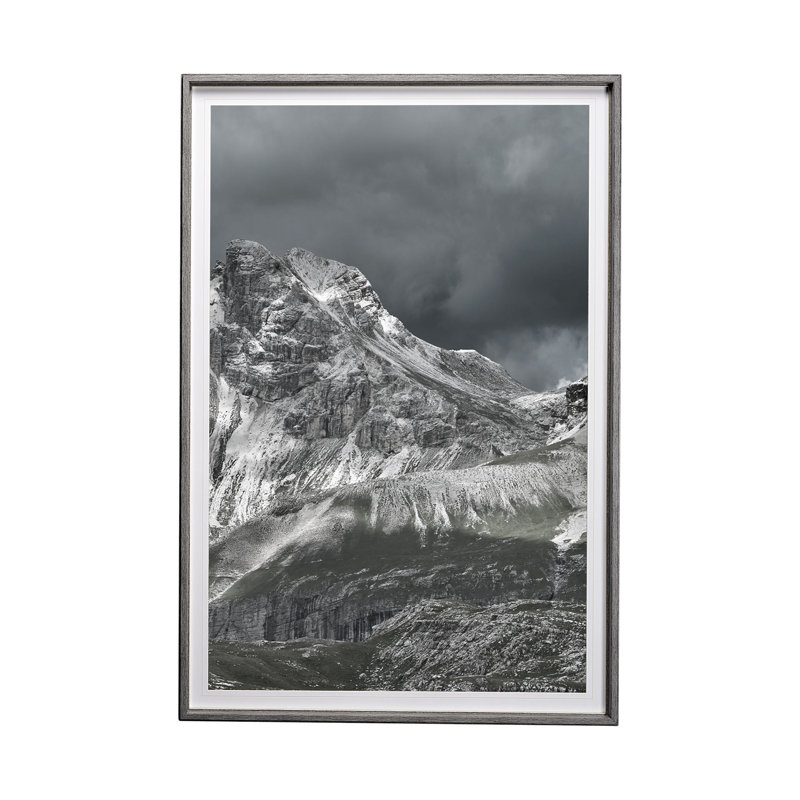 «Europe Mountain 1 R» par Chris Dunker, reproduction d'art encadrée sous verre, Europe Mountain 1 R