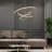 Warsame 3 - Light Gold LED Cluster Pendant-257542197