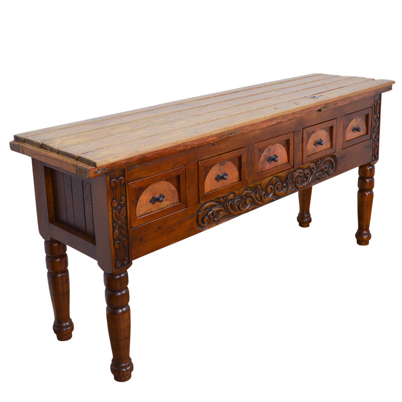 Solid Wood Accent Console