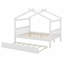 Lit en bois avec couchette-666364087