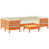 Coussin beige / structure brune est en rupture de stock