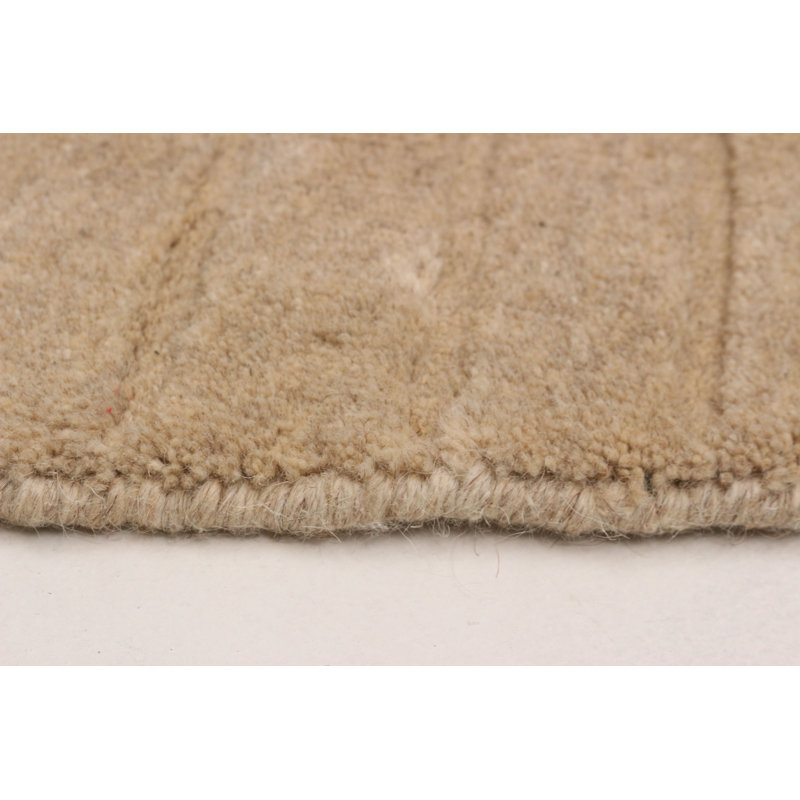 Kashkuli Gabbeh Beige Rug 3'11" x 3'11"