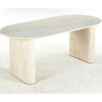 Dining Table For 4 - 6 People, Extensible Legs, Low After Sales Rate, Fashionable Office Spaces Legs American White Oak Coffee Table, Stable And Beautiful Home Relaxation