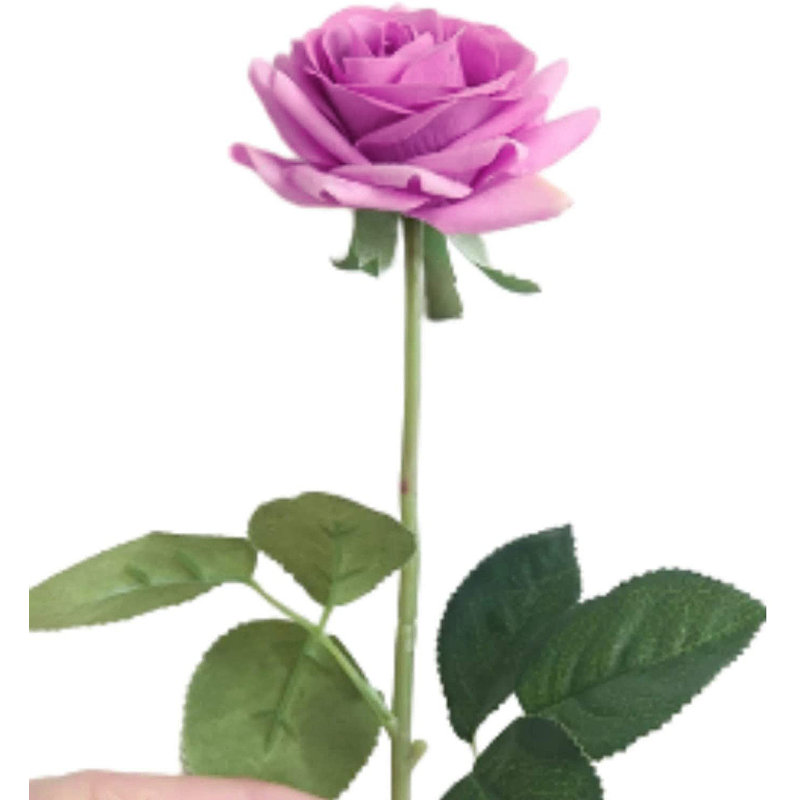 Silk Rose Arrangement, Purple