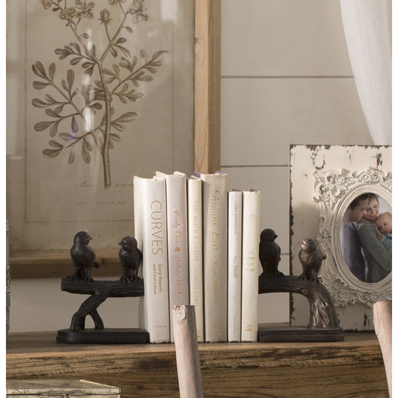 Serre-livres décoratif en résine