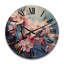 Horloge murale en bois massif Vernetha-995663556