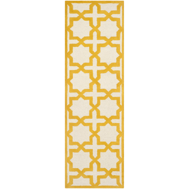 Tapis en laine touffeté à la main igna, Tapis de couloir 2 pi 6 po x 6 pi