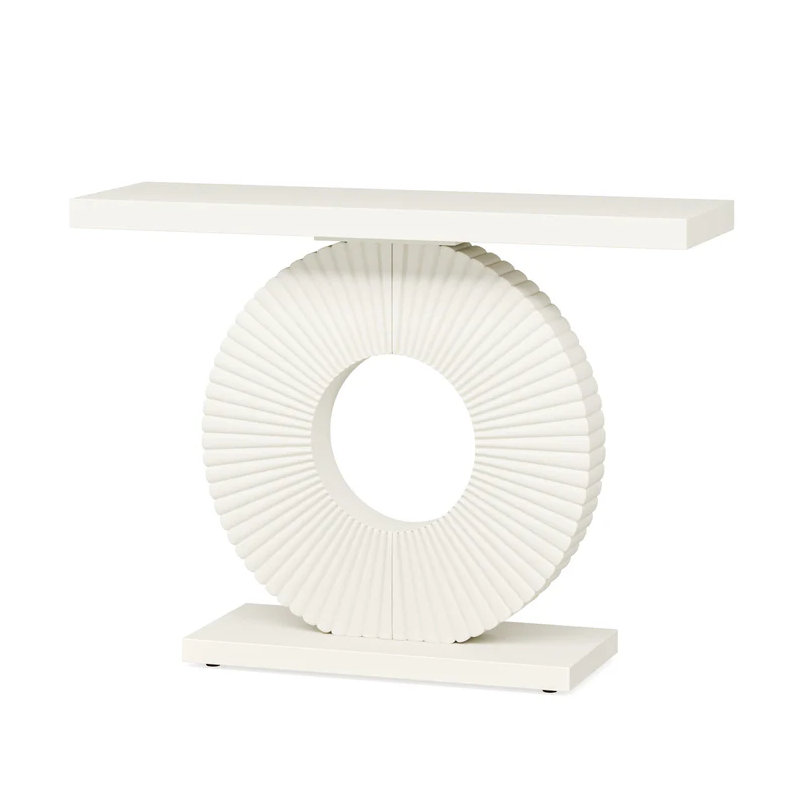 Amald with O-Shape base, White