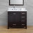 Cambridge 37'' Single Bathroom Vanity with Carrara Marble Top-26337879