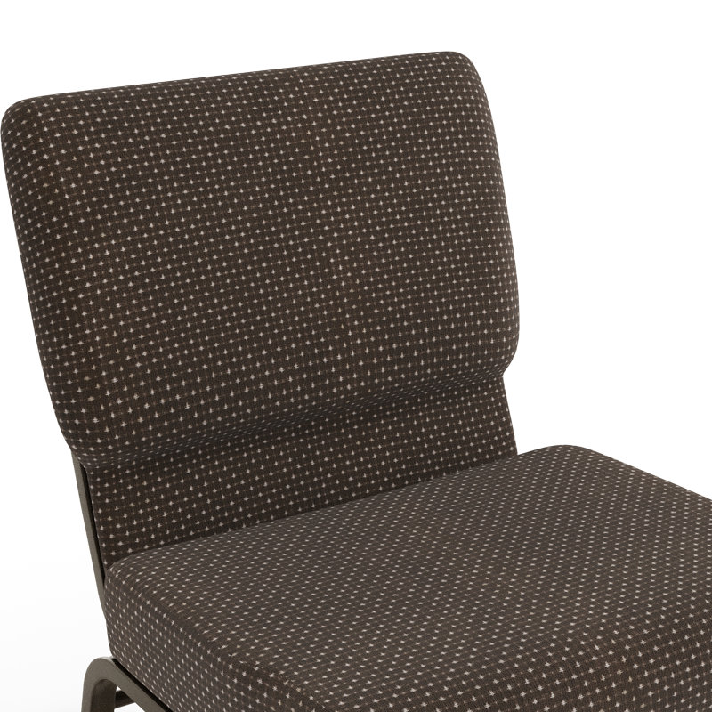 Chaise de jardin empilable 21 po Maevis, Marron foncé