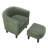 Upholstered Chair With Ottoman-770645365