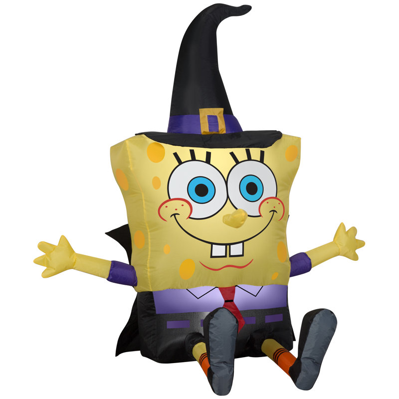 Spongebob comme sorcière gonflable