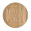 Table basse d'extérieur ronde en bois d'acacia, finition bois naturel
