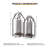 17'' H Metal Tabletop Lantern