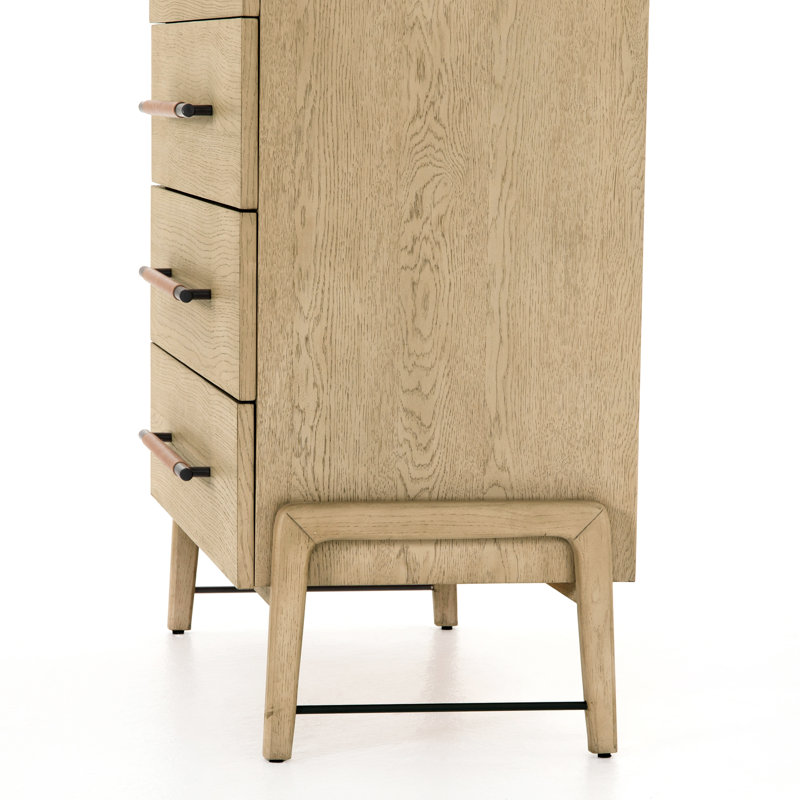 Rosedale 6 Drawer Tall Dresser, Yucca Oak