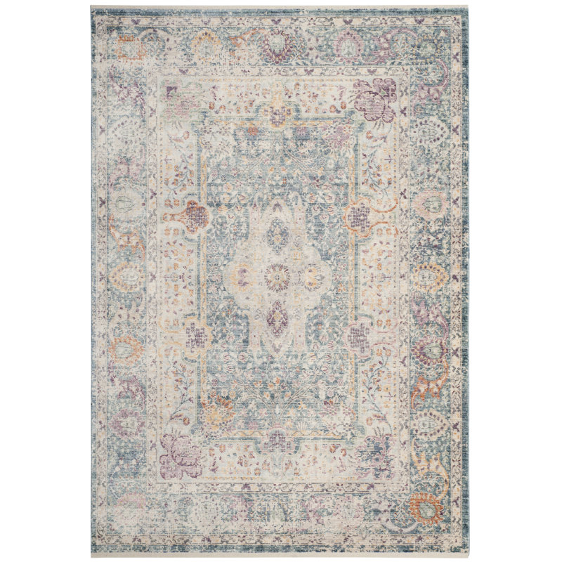 Aviston Oriental Viscose Area Rug, Rectangle 152 x 244 cm