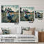 Coq sur une ferme I - Art mural moderne en acrylique-2071337319