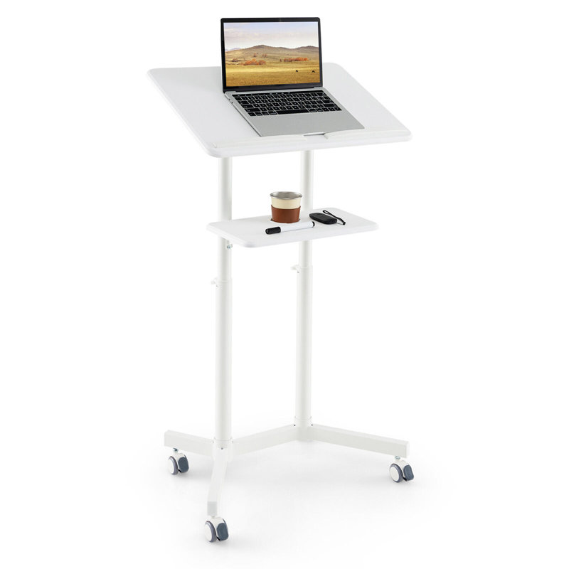 128cm Wood Speaker Stand with Adjustable Height