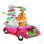 Voiture de Noël - peinture
