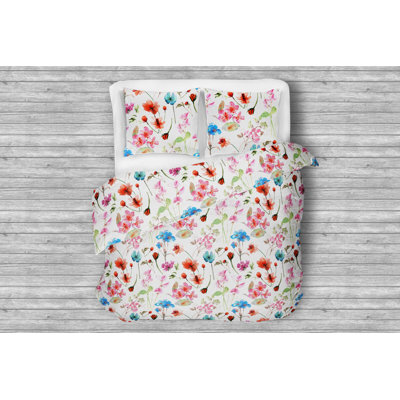 Floral Duvet Cover Set with Pillowcases