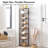 7 Pair Shoe Rack