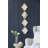 Narrow Four Tiered Wall Mirror