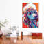 Bonnie The Poodle by DawgArt - 1 Piece Wall Art on Canvas-50034157-56733328