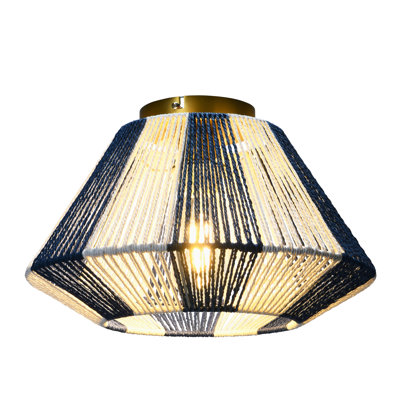 Plafonnier encastré 1 lumière 13,8 po Bartho