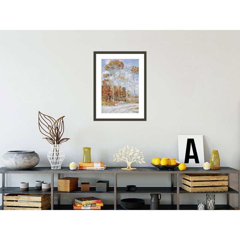 «The Hawk's Nest» par Childe Hassam - impression giclée encadrée, H 29,5 po x l 22,38 po