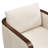 Trammell 7-Piece Mid-Century Modern Oval Wood Dining Table Set With Upholstered Arm Chairs-122905256