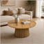 Table basse extensible avec pieds à lattes