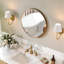 Miroir mural rond en aluminium avec cadre horizontal ou vertical pour salle de bain, chambre à coucher, entrée-1223856860-1223856863