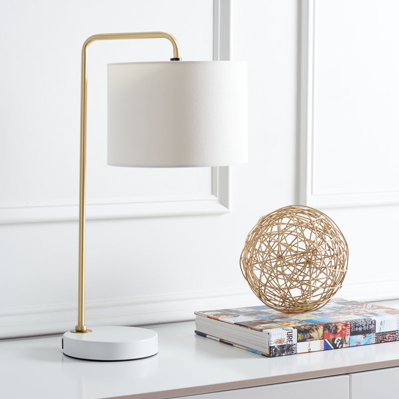 Aurelio USB Table Lamp, Off White