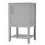 Meuble-lavabo gris 20 po avec lavabo, armoire, support de rangement et tablette ouverte | Idée de cadeau-2077188584