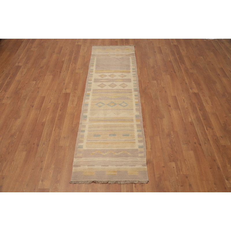 Tapis de couloir géométrique Kilim