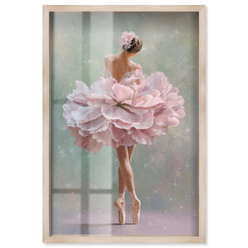 «Blossom Glam Art Shadowbox» par Art Remedy, Crème, crème, H 16 po x l 11 po