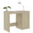 Desk Computer Desk Office Desk Workstation with Shelves Engineered Wood-1753815814