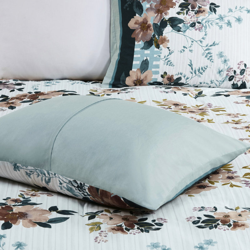 Floral Comforter King/ King - Filling, Machine Washable, Cozy Bedding , Comfortable Sleep