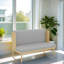 Banc rembourré en similicuir-99525062