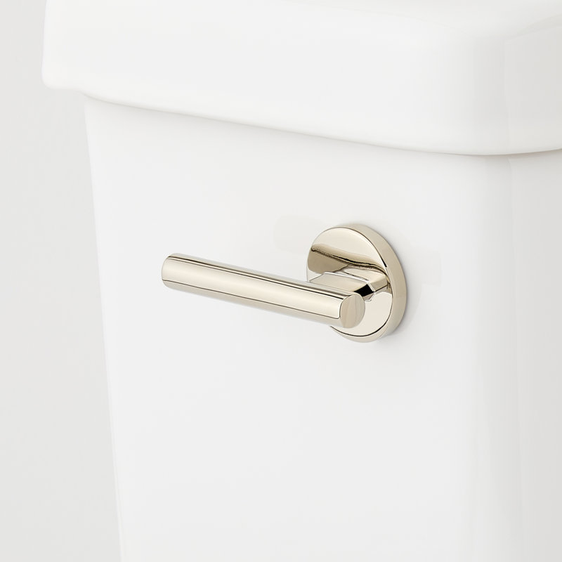 Modern Side Flush Handle, Polished Nickel