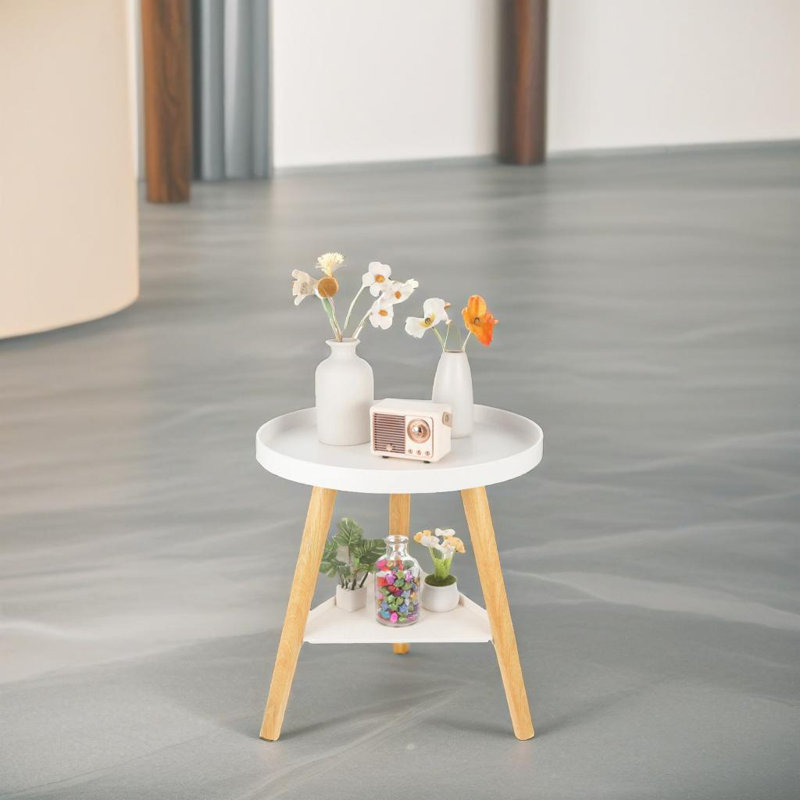 Solid Wood End Table