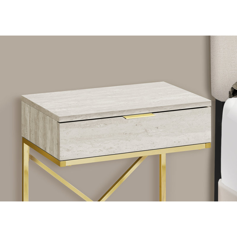 Charmante table d'appoint avec rangement polyvalent et attrait moderne pour n'importe quelle pièce