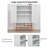 46" Modern Metal Shoe Cabinet with Butterfly Doors, Freestanding Entryway Storage with 15" Elevated Legs, Adjustable Magnetic Shelves, Powder Coated Black Finish, Robot Vacuum Friendly-600738739