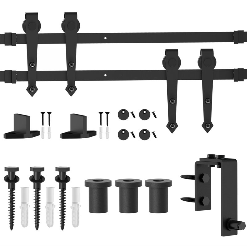 Standard Single Barn Door Hardware, 90 in.