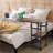 Mobile Rolling Side Table With Multi-Level Storage And Adjustable Height