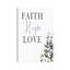 Faith Hope Love by Kimberly Allen - Print on Canvas-585314323-585314332