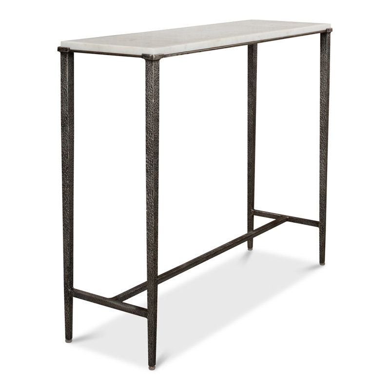 Banswara 36'' W Marble Console Table