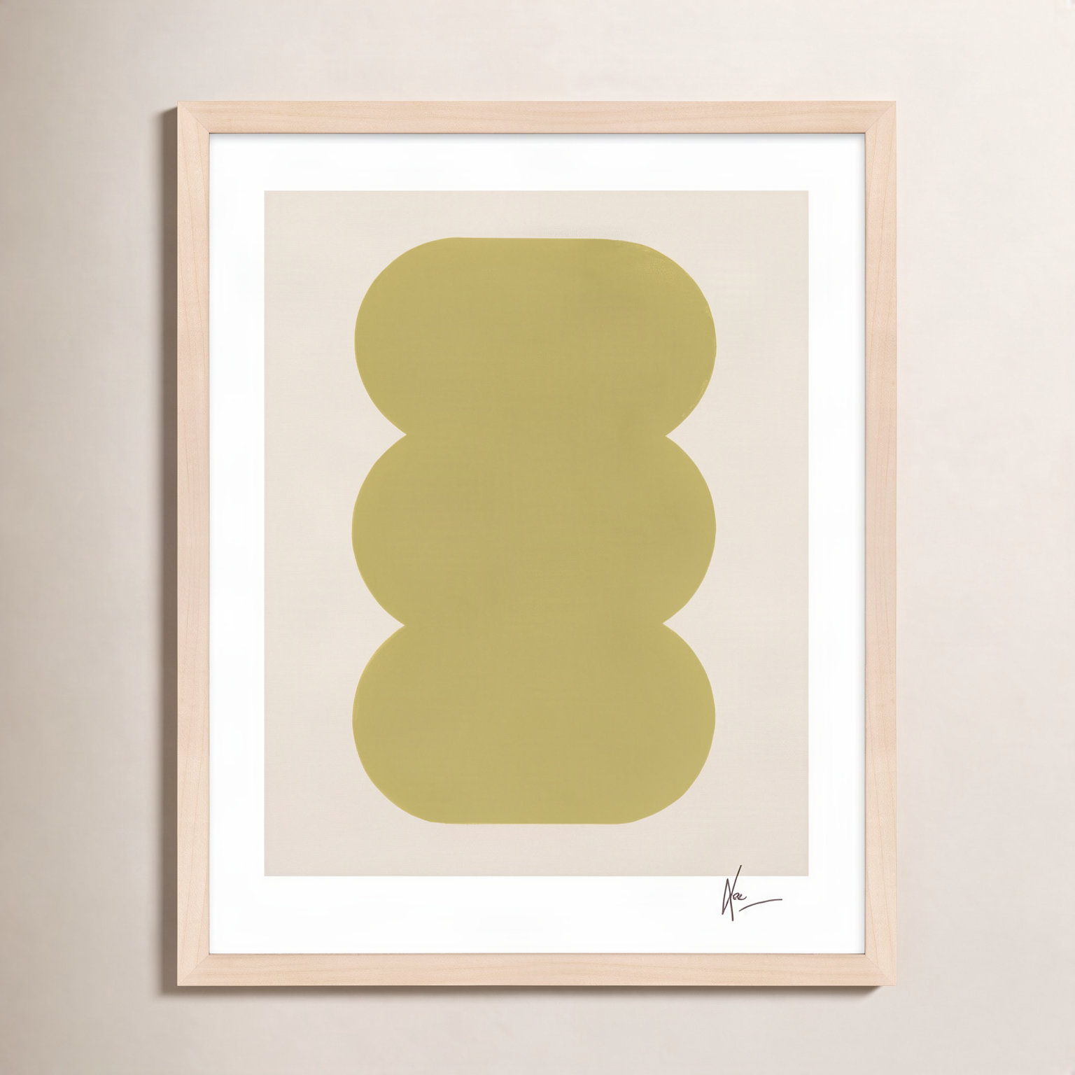 Keyhole 4 by Lee Lessem, 25" H x 20" W x 1.25" D, Maple Framed