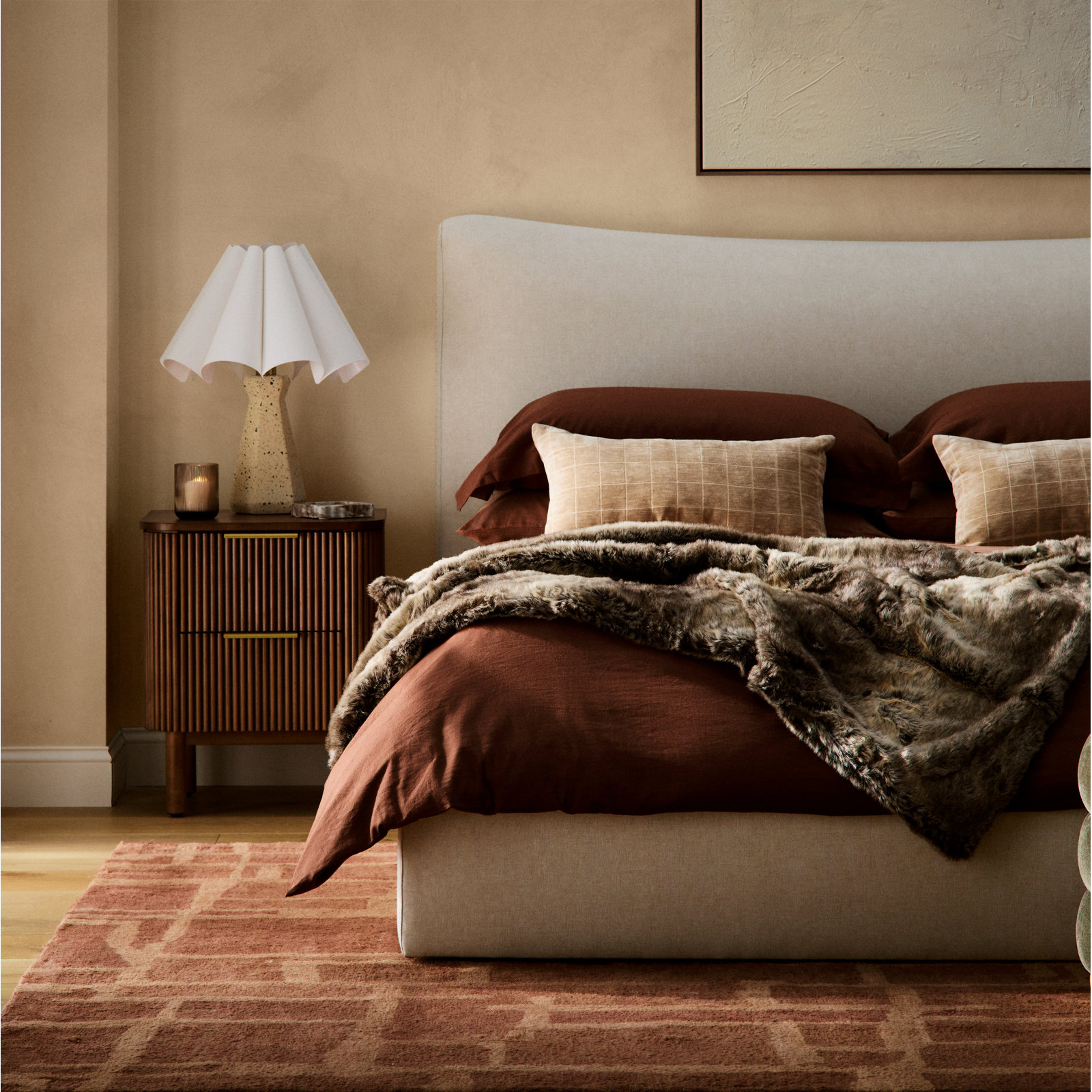 Merritt Hand-Tufted Geometric Wool Rug, Rectangle 8'9" x 11'9"