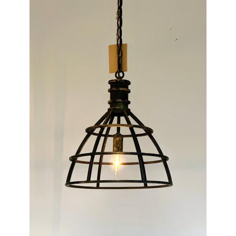 Luminaire suspendu Vintage Vintage, Noir mat